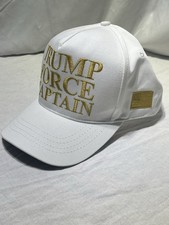 Trump Force Captain Hat White