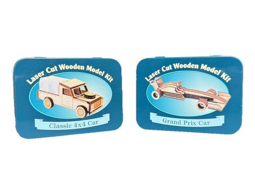 Laser cut wooden car model - car,