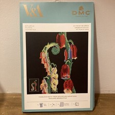 V&A Floral Cross Stich Kit DMC