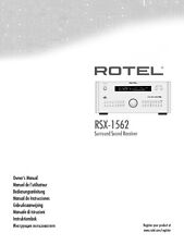 Rotel RSX-1562 Receiver Owners