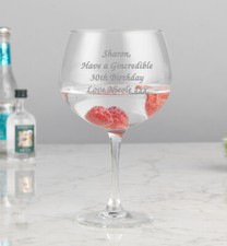Personalised Engraved Gin &