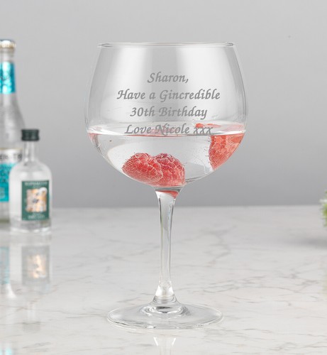Personalised engraved gin - engraved, &