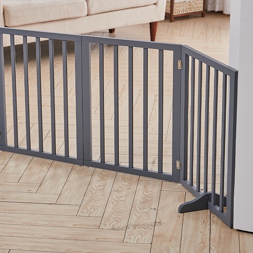 Wooden pet dog folding gate - pet,