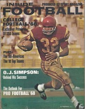 1968 Inside Football magazine
