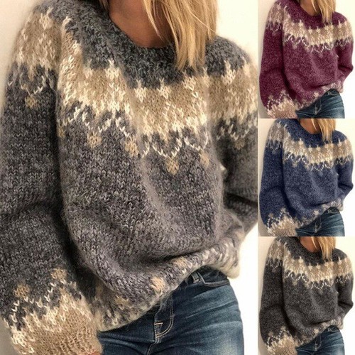 Womens jumper top winter warm - jumper,