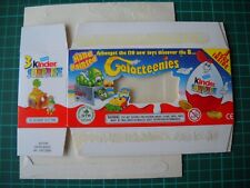 Kinder Surprise GALACTEENIES SURPRISE CHOCOLATE EGG Empty Box 2000