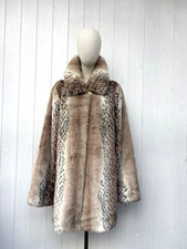 Dennis Basso snow leopard Faux