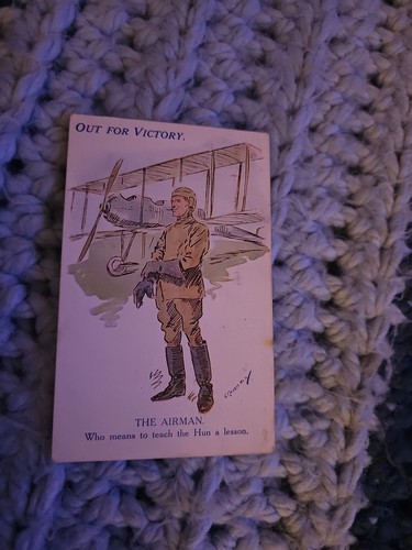Ww1 aviation postcard out - aviation, “out