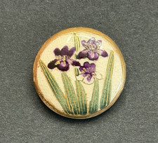 Vintage PURPLE IRIS FLOWER