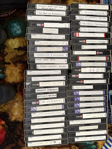 Vintage vhs video tapes - 48,