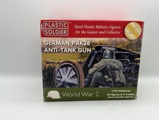 1/72 WWII German Pak38 Anti Tank Plastic Soldier Company WW2