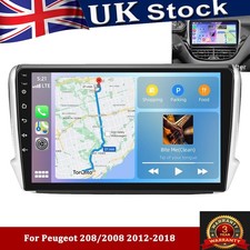 Fit Peugeot 208/2008 2012-2018 Android 15.0 CarPlay Car Stereo Radio GPS Sat Nav