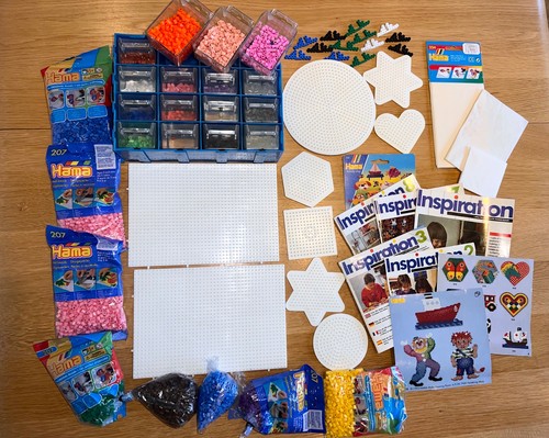 Large vintage hama - bead, bundle