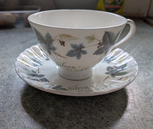 Crown trent silver wedding tea - trent,