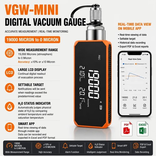 Vgw mini vacuum - vgw-mini, gauge