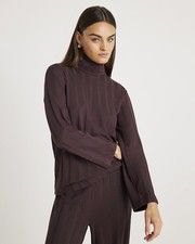 River Island Womens Top Brown