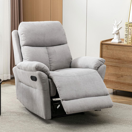 Recliner chair grey - chair,