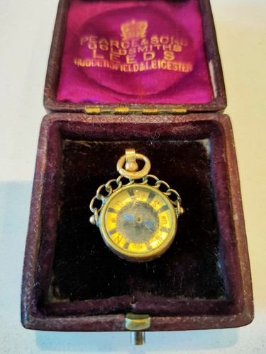 9ct gold watch fob possibly - 9ct,