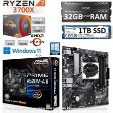AMD Ryzen 7 3700X + 32GB RAM +