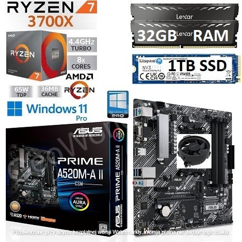 Amd ryzen 3700x 32gb ram - 7,
