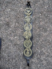RARE Horse Brass on Leather