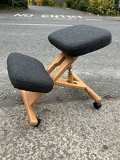 Mobile Wooden Ergonomic Kneeling Office Chair FREE MANCHESTER DELIVERY