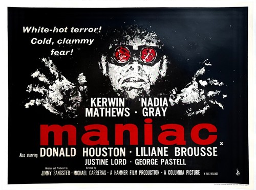 Maniac original 1963 hammer - maniac,