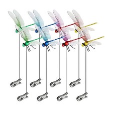 8pcs fake dragonfly - dragonfly, rod