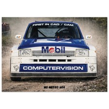 Metro 6r4 poster rally - mg,