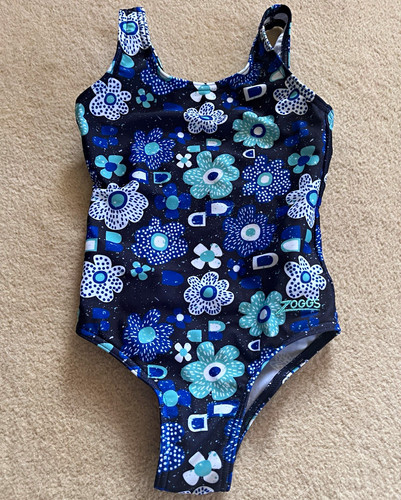 Zoggs girls age blue - girls, floral