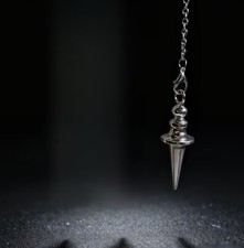 Dowsing pendulum silver - pendulum,
