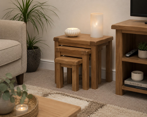 Solid rustic oak - oak, nest
