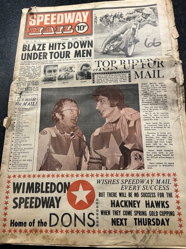 Speedway mail 1970s - speedway, newspapers