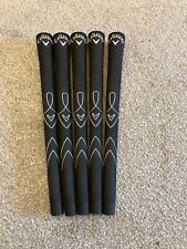 Callaway Golf Grips x 5 inc Tape & Fitting Instructions  Colour BLACK NEW