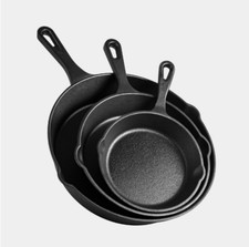 Cast Iron Cookware Set Kitchen