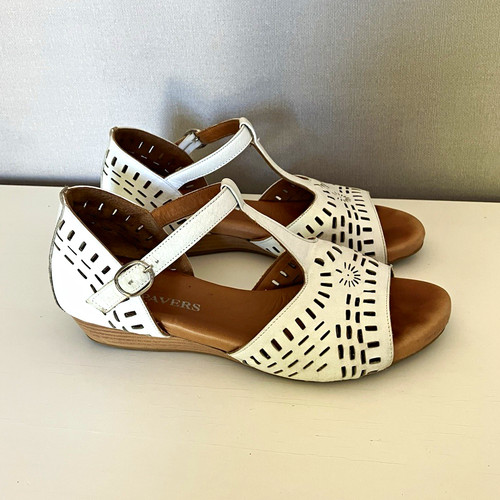 Pavers womens white - pavers, leather