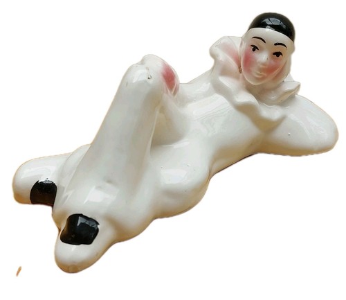 Vintage 1980s ceramic - ceramic, pierrot