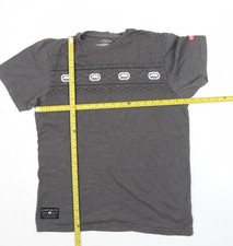 Ecko Unltd. Men’s Grey Graphic Logo T-Shirt Size M Crew Neck