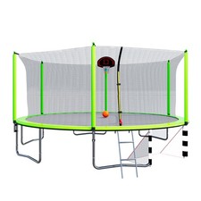 16FT Trampoline w/Basketball