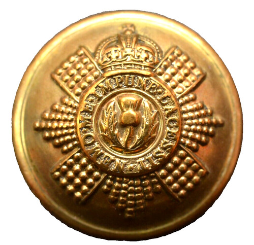 Scots guards brass button - ~,
