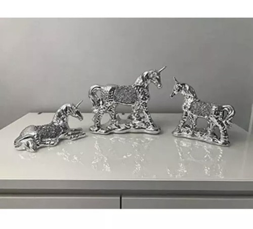 Crushed crystal diamond set - crystal,