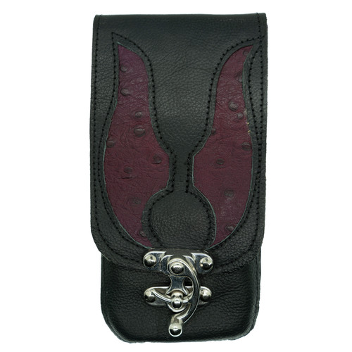 Leather real ostrich skin - leather,