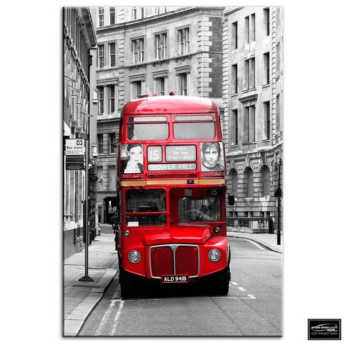 London retro bus city - london,