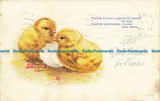 R638401 These Fluffy Chickens Bring to You. Easter Greetings. Warm and True. 193