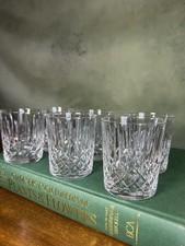 Cut Crystal Whiskey Tumblers -