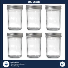 Clear Glass Canning Jelly Jars