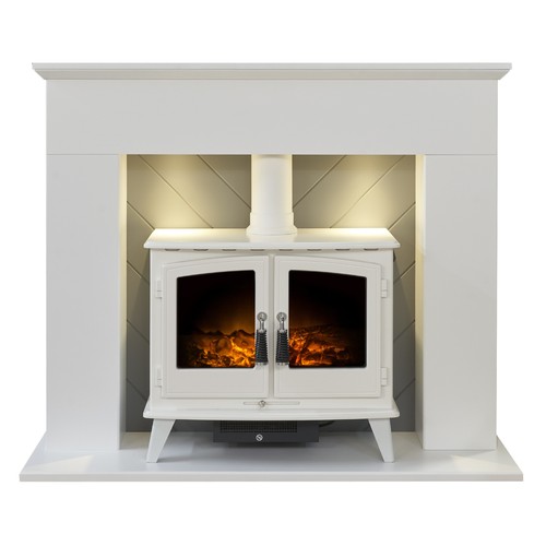 Adam corinth stove fireplace - adam,