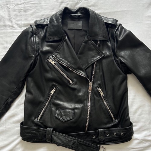 Allsaints morgan leather biker - morgan,
