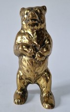 Vintage heavy brass bear - heavy, money