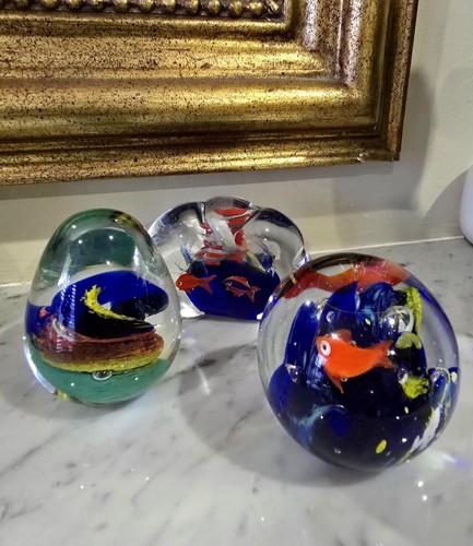 Three vintage murano style - vintage,